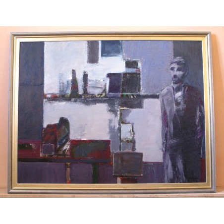 OBRAZ OLEJNY - Marek NIEDOJADŁO - Kolejowe refleksje.