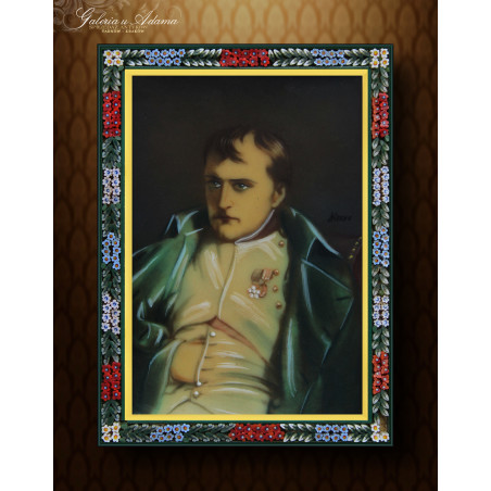 Miniatura olejna na kości - Louis Henno (1907-1990) - Napoleon Bonaparte .