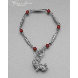 Bransoletka srebrna-925...