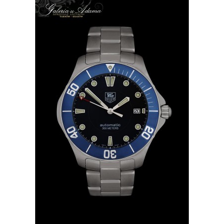 " TAG HEUER " - Zegarek męski z bransoletą ze stali szlachetnej, Automat, duża elegancka linia !