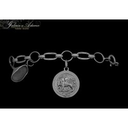 Bransoletka srebrna-925 z...