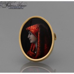 BROSZKA ZŁOTA-18 K...