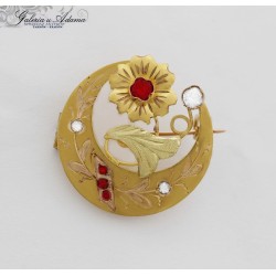 Broszka złota-18 k...