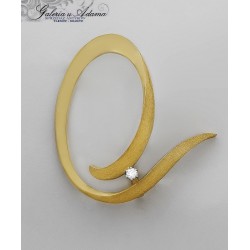 Broszka złota-18 k...