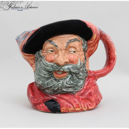 Anglia 1949 r- Duży kufel porcelanowy Royal Doulton “Sir John Falstaff ”-  Ciekawostka kolekcjonerska !