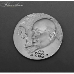 Medal srebrzony- Jan Paweł...