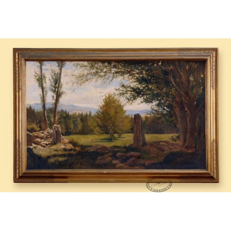 Obraz Olejny - Nieznany - XX w - Górska łąka.
