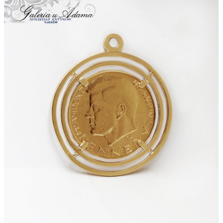 ZŁOTY NIEMIECKI DUKAT PROOFOWY Z 1963-MEDAL ŻAŁOBNY JOHNA F. KENNEDY'EGO- RARYTASA DLA KOLEKCJONERA !