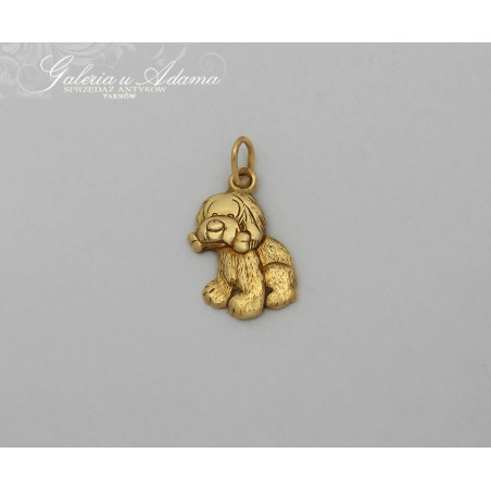 WISIOREK ZŁOTY-18 K (w.4,58 g)-PIESEK !