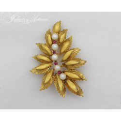 Broszka złota-18 k (~11,03...