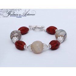 Bransoleta srebrna-925...