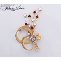 Broszka złota-18 k (~9,39...