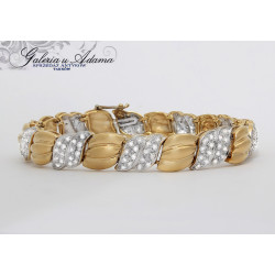 Bransoletka złota-18 k...